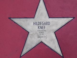 Star of fame Hildegard Knef